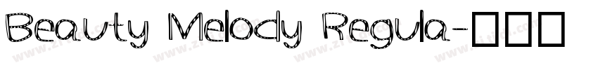 Beauty Melody Regula字体转换